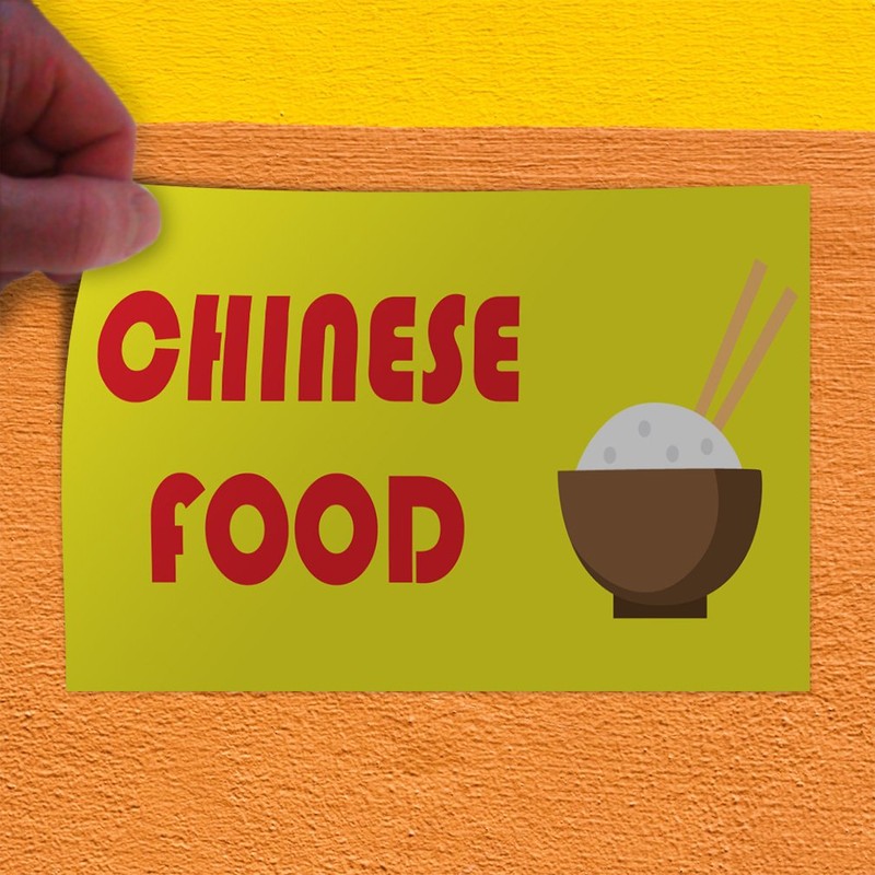 Decal Sticker Multiple Sizes Chinese Food #1 Restaurant & Food