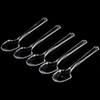 AKOAK 100 Count Disposable Mini Clear Plastic Spoons for Dessert,