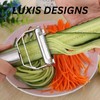 LUXIS DESIGNS Professional Stainless Steel Triangular Peeler - Lancashire Peeler