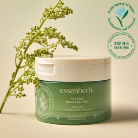 essenHERB Tea Tree Mild Clear Pad 60P - essenHERB Tea Tree Mild Clear Pad 60P