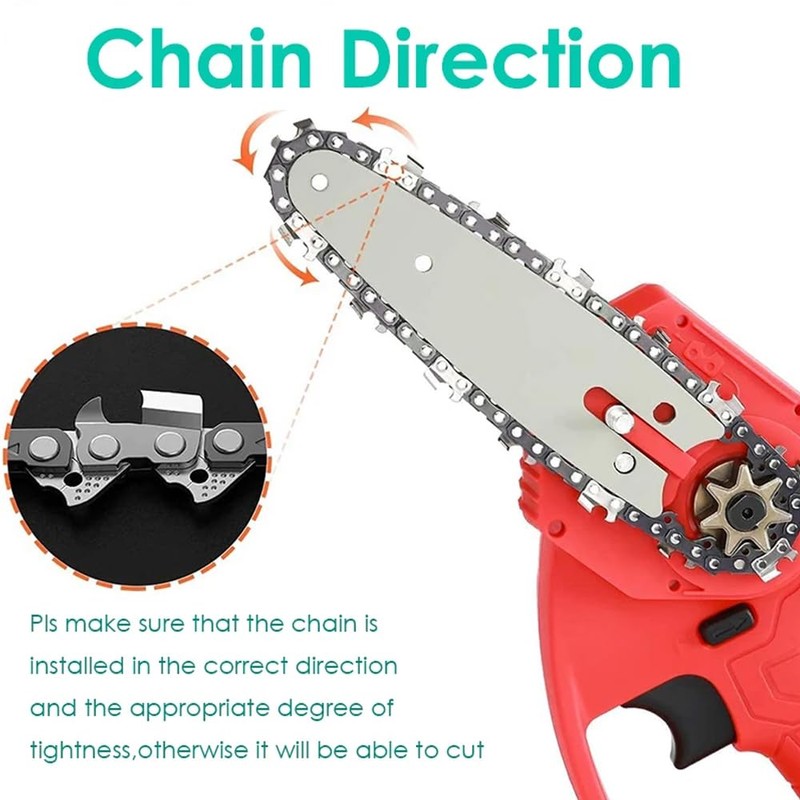 KtbeYTi 5 Pcs Mini Chainsaw 6 inch Chain with 6