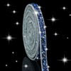 Dowarm 3 Yards Crystal Rhinestone Ribbon Self Adhesive Tape Bling
