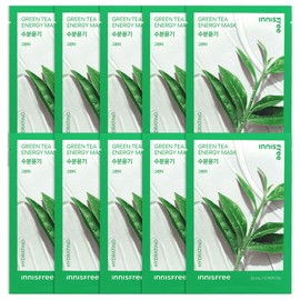 (10 sheets)Innisfree Energy Mask Green Tea / (10매)이니스프리 에너지 마스크 그린티