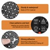 Switch Panel Sticker Kit for 6/8/12 Gang Control Button -