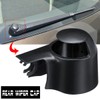ANCLLO Back Rear Windshield Window Wiper Blade Cover Cap Black
