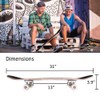 CAPARK Skateboards for Beginners Adults Youths Teens Kids Girls Boys