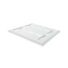 Leviton 6-Port Dual Gang QuickPort Wallplate with ID Windows, 42080-6WP,