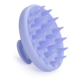 Meartchy Silicone Scalp Massager, Scalp Scrubber for Hair Growth with Soft Bristles, Scalp Exfoliator Brush Dandruff Removal Shampoo Brush for Wet Dry Scalp Care (Light Purple)