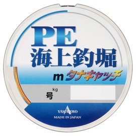 Yamatoyo PE Line PE Marine Fishing Hori Tana Catch 16.4 ft (50 m), No. 3, 35.3 lbs (16 kg), 4 Pieces, 5 Colors