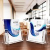 AITEE DIN A5 Table Brochure Stand: Pack of 2 Acrylic