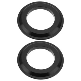 Briny River 2 Stück Fahrrad-Headset-Abdichtungsabstandshalter aus Aluminiumlegierung Geeignet für Fahrräder mit 1-1/2-Zoll-Fahrradschläuchen