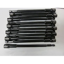 ~ 12~6" L IMPACT LASER ETCHED MAGNETIC ~ 5/16" ~ NUTSETTER NUT DRIVER SETTERS