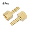 HARFINGTON Brass Barbed Fitting 1/8" NPT Female to 3/16" Hose