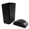 Readsky Cubo de Basura con Tapa Basculante 14 Litros, Negro