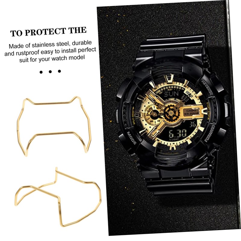 Levemolo Compact Watch Protector Watch Bumper Scratch-Resistant Screen Cover Easy