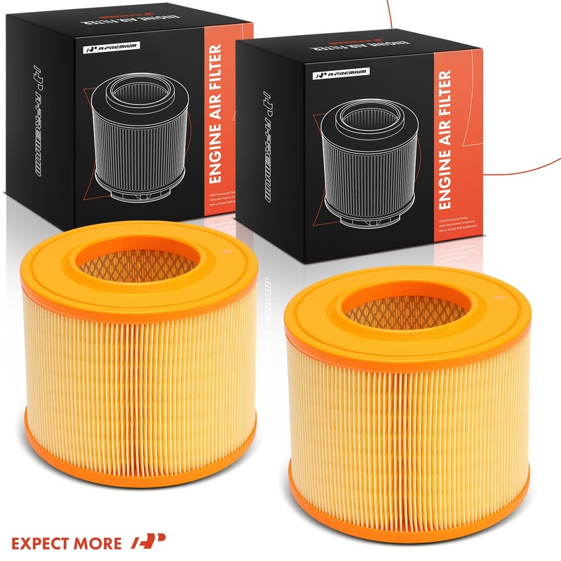 A-Premium 2-PC Engine Air Filter Compatible with Saab 9-5 1999-2009