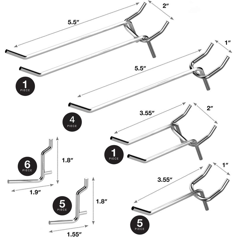 WEN Workbench Pegboard Accessory Kit, 50-Piece (WB050A)