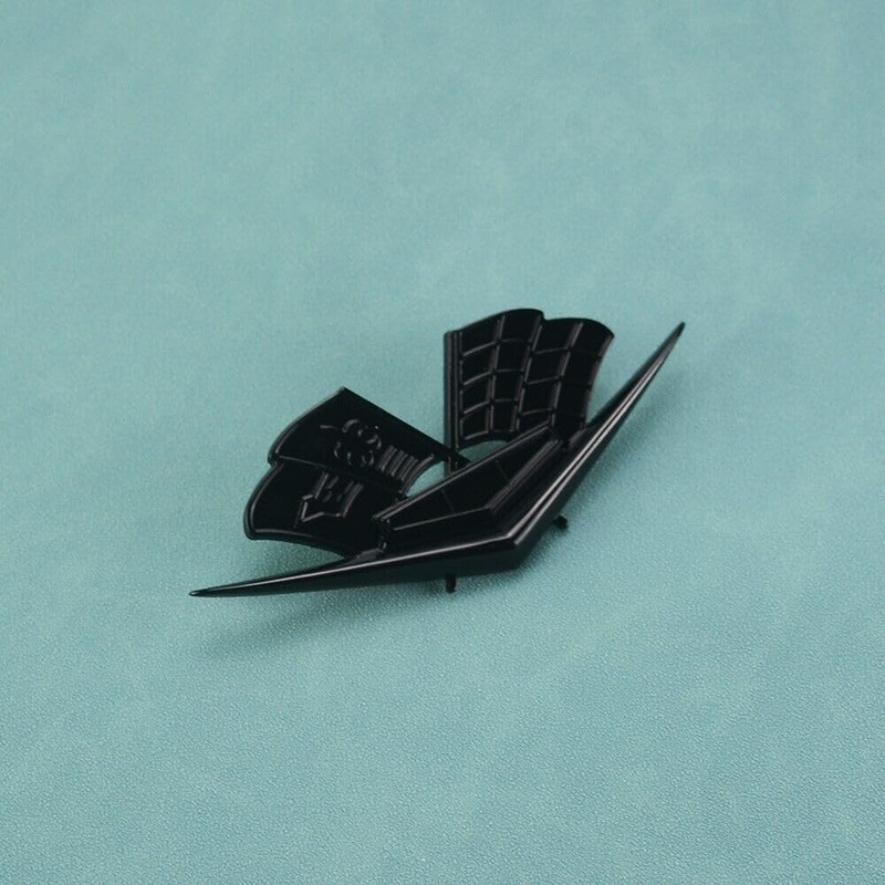 2Pc 1962 1963 Chevy Impala Belair Front Fender Emblem 3D