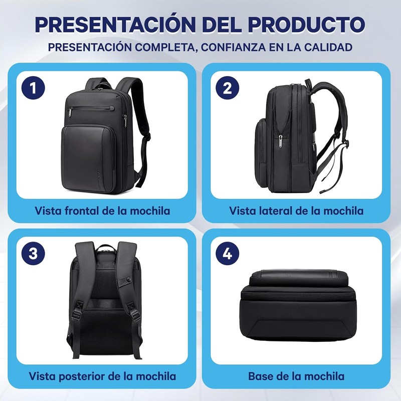 Mochila para Laptop Arctic Hunter Slim 16L para Hombres y