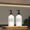 MOMEEMO Soap Dispenser Set 2 Pack, Contains Dish Soap Dispenser