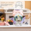 Didiseaon 2 Pcs Crystal Ball Stands, Silver Butterfly Sphere Display
