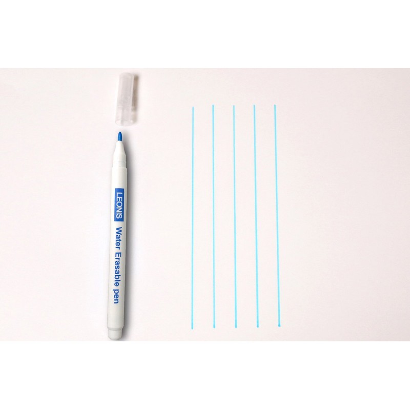 Leonis Erasable Chalk Marker Pen, Blue, Set of 5
