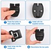 INCREWAY Hot Tub Cover Repair Kit 4 Set Replacement Latch