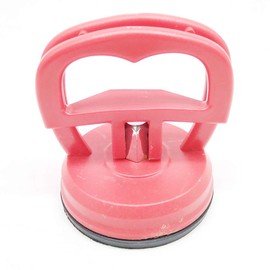 LNKA 2pcs Ruler Handle for Quilting Ruler and Templates Little Gripper Multi-Colored 5.8x6.5CM (Red)