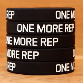 Ten (10) of One (1) More Rep Wristbands