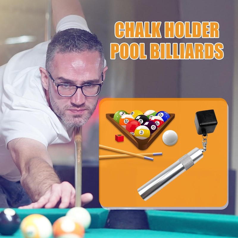 Pool Cue Chalk Holder,Pool Chalk Holder | Billiard Pool Chalk