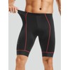 qualidyne Men's Cycling Bike Shorts 3D Padded Bicycle Riding Bike