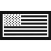 ShootingTargets7 American Flag Magnets Car Truck Black White Set USA