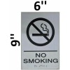 BUILDINGSINGS.COM NO SMOKING SIGN-(Aluminum