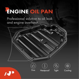 A-Premium Engine Oil Pan Sump with Drain Plug & Gasket Compatible with Nissan Altima 2007-2013 L4 2.5L