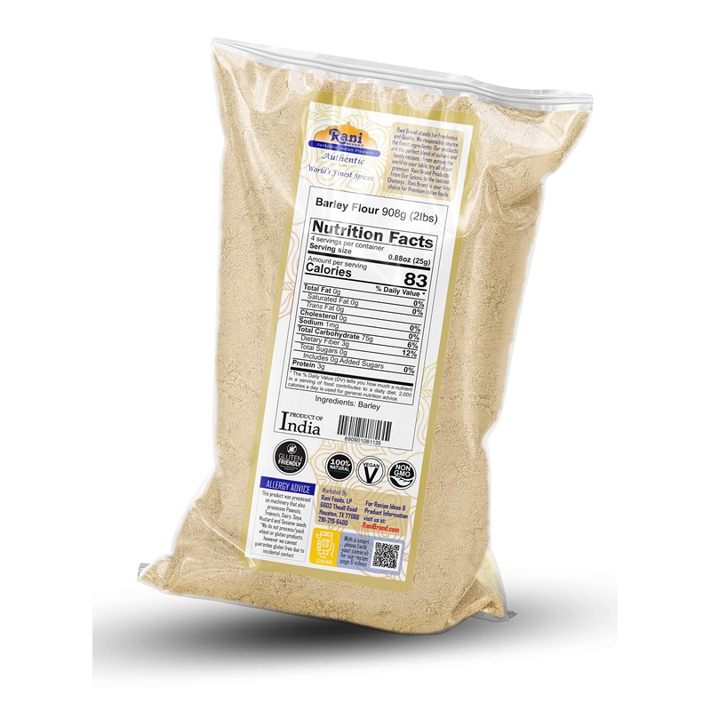 Rani Barley (Jav) Flour 32oz (2lbs) 908g ~ All Natural
