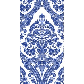 Boston International Guest Towels Disposable Paper Hand Towels Bathroom Decor Party Supplies Decorative Blue Pk 32