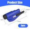 2pcs Car Escape Tool with Clip Car Safety Keychain: 2