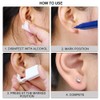 Dzxin Piercing Kits, 4 pcs Self Ear Piercing Gun, Disposable