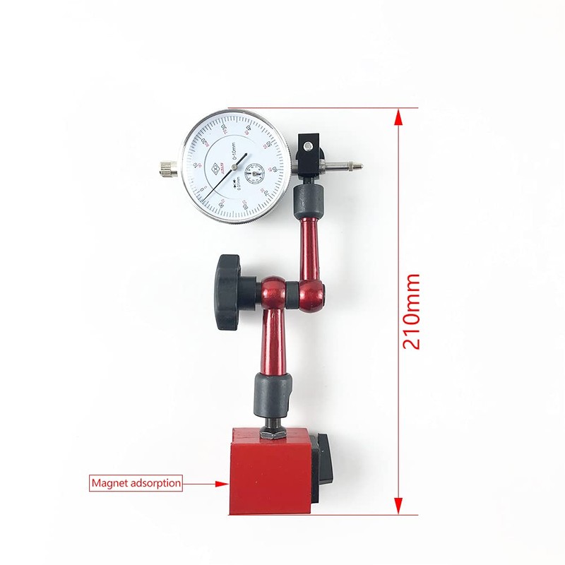 OUDIMO Dial Indicator Magnetic Holder Dial Gauge Universal Stand Table