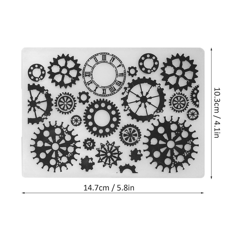 Fdit Carpeta de grabación en Relieve para Bricolaje, 4 Carpetas