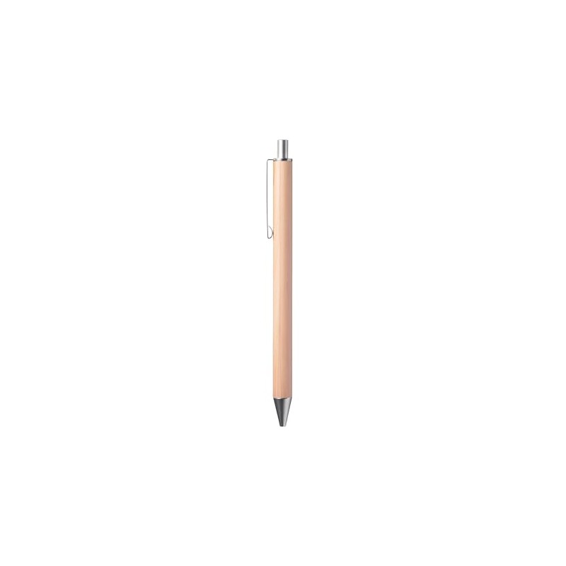 MUJI NBD11A1S Ball Point Retractable Body Wooden Shaft