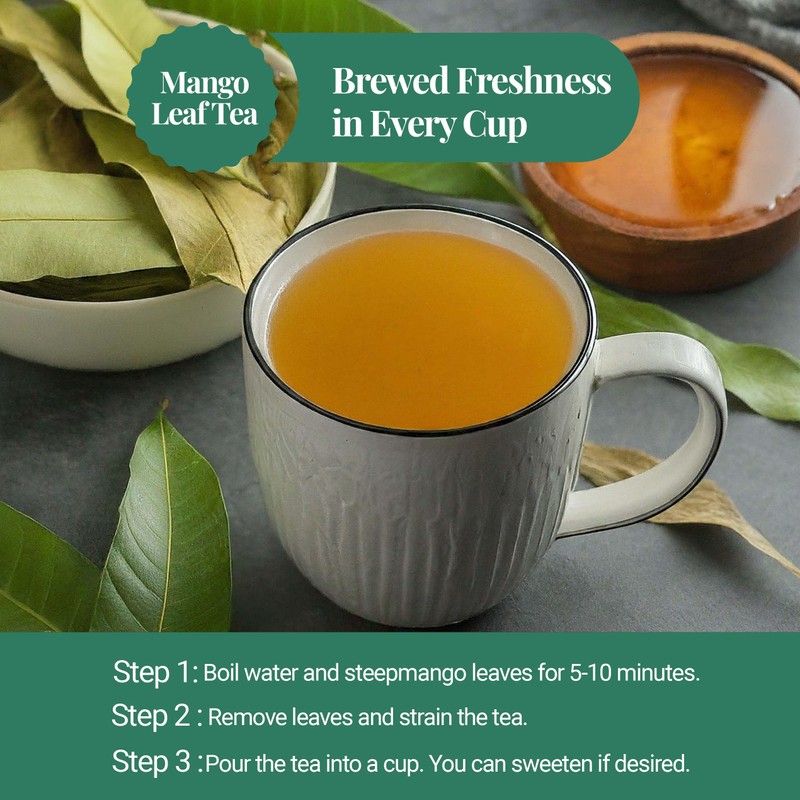 13oz Dried Mango Leaves, Hojas De Mango Secas, 100% Natural