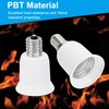 PATIKIL E17 to E26/E27 Light Socket Adapter, 3pcs Lamp Holder