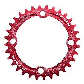 GOTOTOP MTB Chainring, Mountain Bike Single Speed Bicycle Chainring 104 mm BCD 32/34/36/Pin Crank Chain Ring for Road Bikes, BMX MTB Bicycle