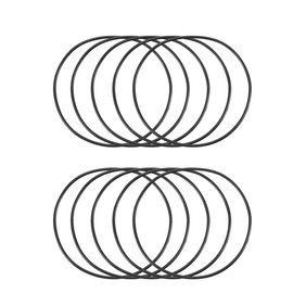 sourcing map Nitrile Rubber O-Rings 60mm OD 57mm ID 1.5mm Width, Metric Sealing Gasket, Pack of 10