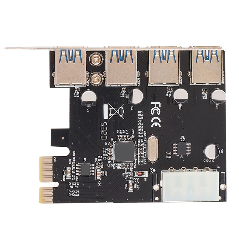 PCIE to USB 3.0 Expansion Card with 4 USB3.0 Ports
