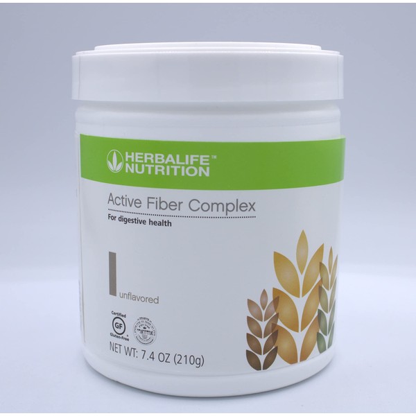 HERBALIFE Unflavored Active Fiber Complex: (210g) 7.4 Oz. for Digestive Health, Natural Flavor, Gluten-Free, 10 Calories