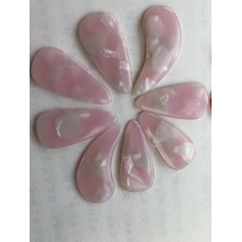 Color Guzheng Finger Picks Nylon Large 2.9cm 粉色摇指神器古筝指甲大号 (Large, Pink)
