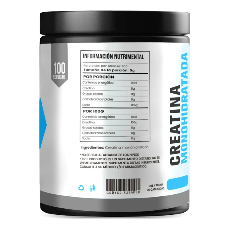 Creatina Monohidratada 500g D-mon Alta Pureza Varios Sabores