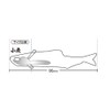 DUO Nomase Small Fish #Akakin, Total Length 3.5 inches (90